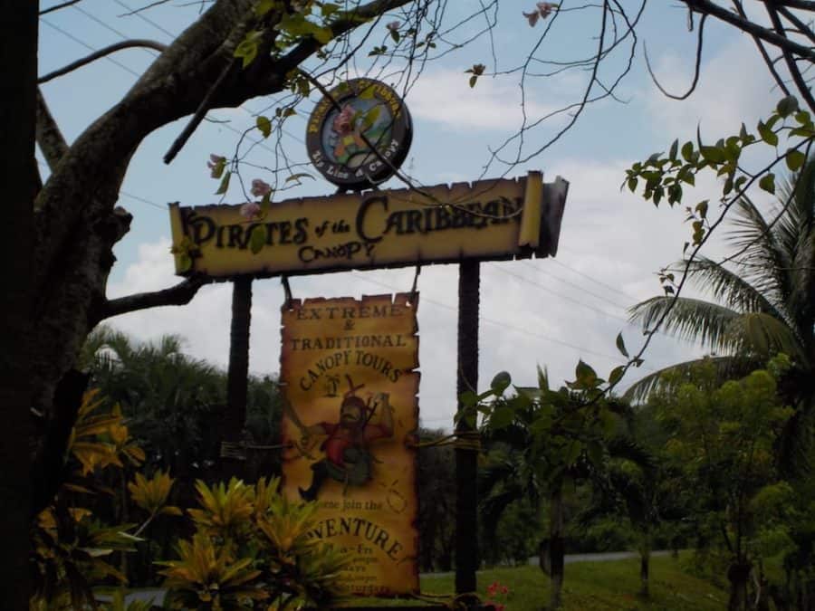 Pirates of the Caribbean- Zip lining in Roatan
