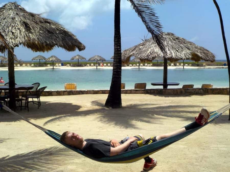 Lounging in Roatan