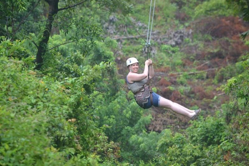 Zipline in Roatan