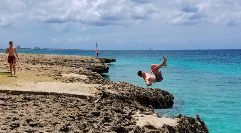 Aruba in One Day: Aruba UTV Tour Review (Aruba ATV Review) 15 My son doing backflips in Aruba.