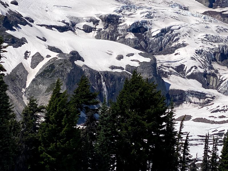 Waterfall from wilson glacier