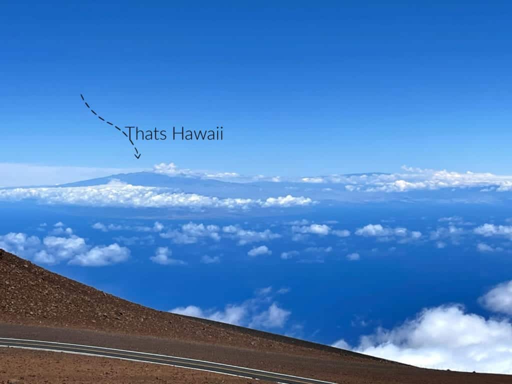 Above the clouds in Haleakala National Park