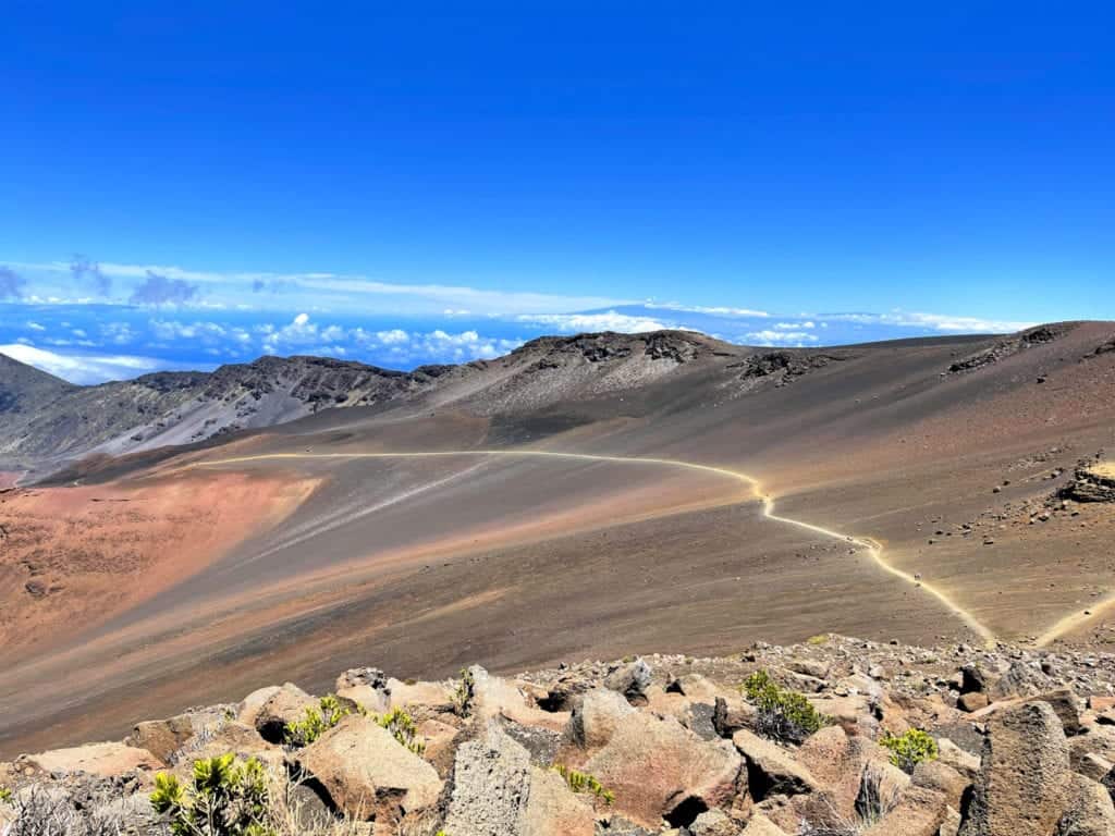 Sliding Sands Hiking Trail in Haleakala National Park