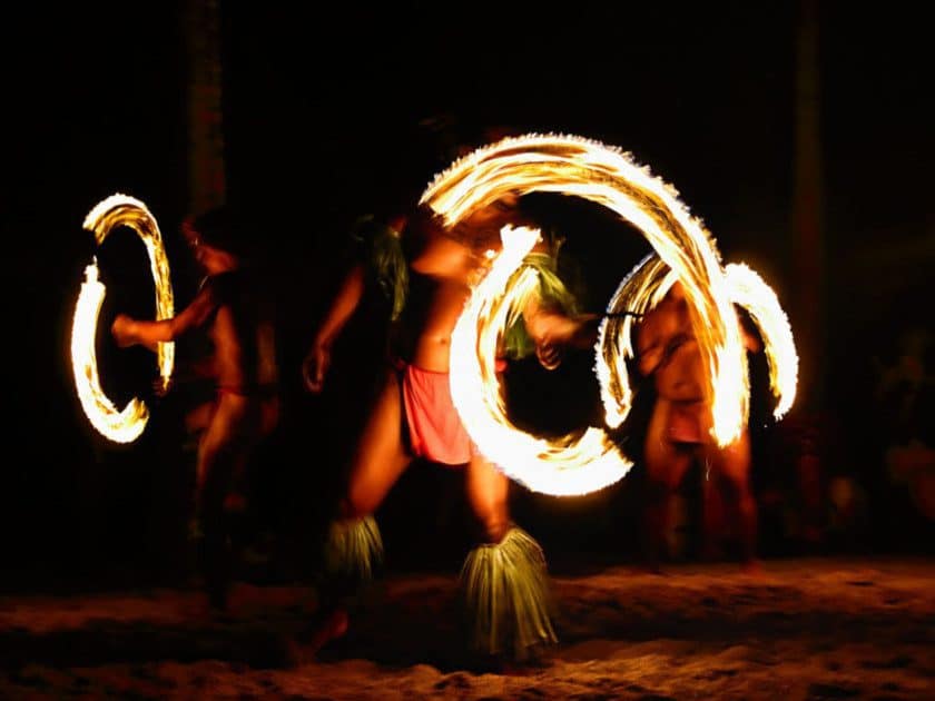 Fire Dancers Luau Maui