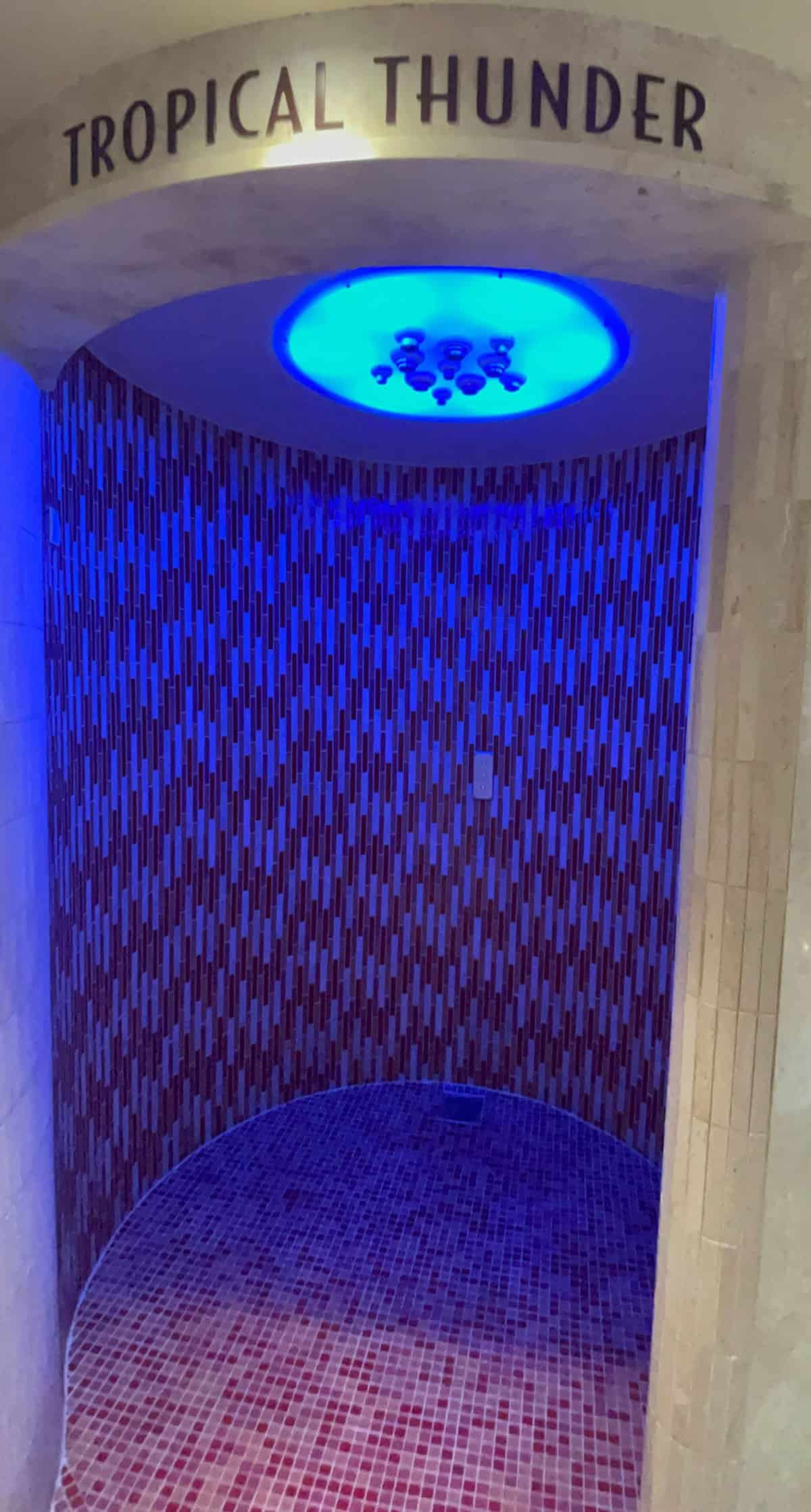 Tropical Thunder Shower - Rainforest Room Disney Fantasy