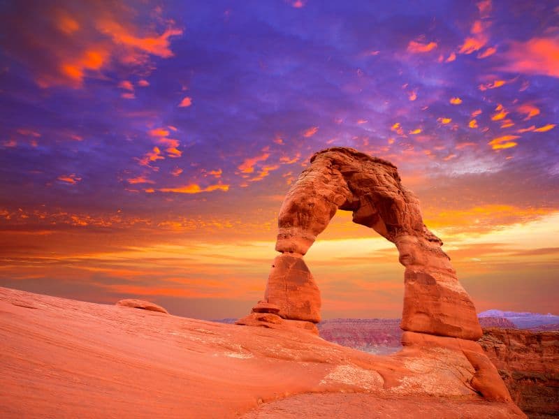 Delicate Arch Sunset