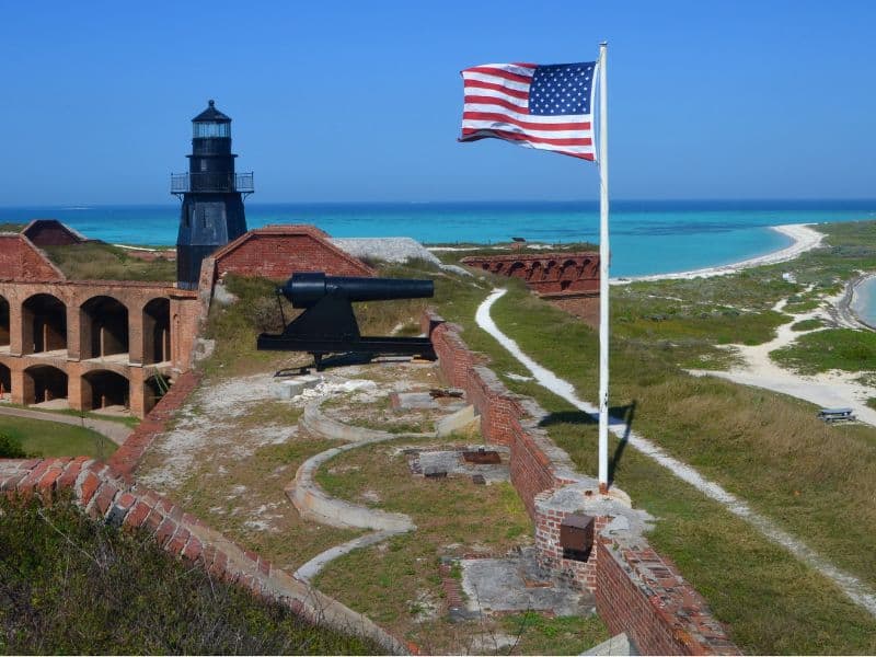 Best National Parks on the East Coast -Dry Tortugas