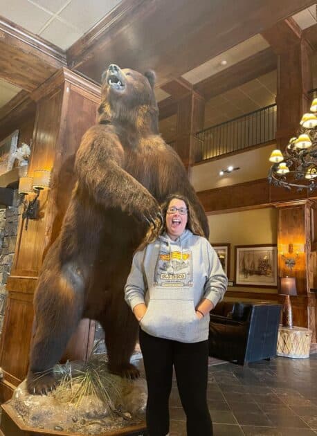 Lodge at whitefish lake lobby