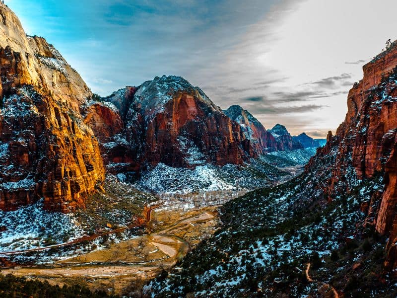 Zion in Winter