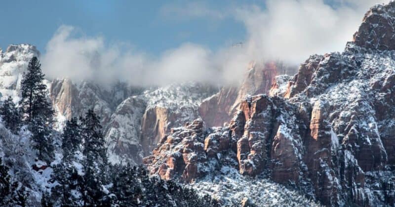 Zion National Park Winter