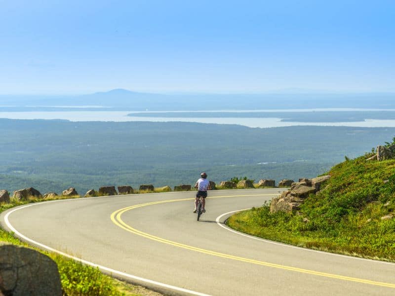 bike riding Acadia