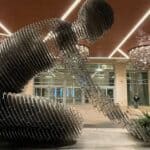 Sculpture outside JW Marriott Anaheim