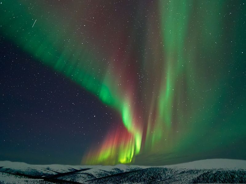 Northern Lights in Alaska Winter