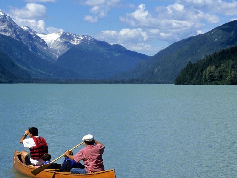 Canoeing in Icy Strait Point
