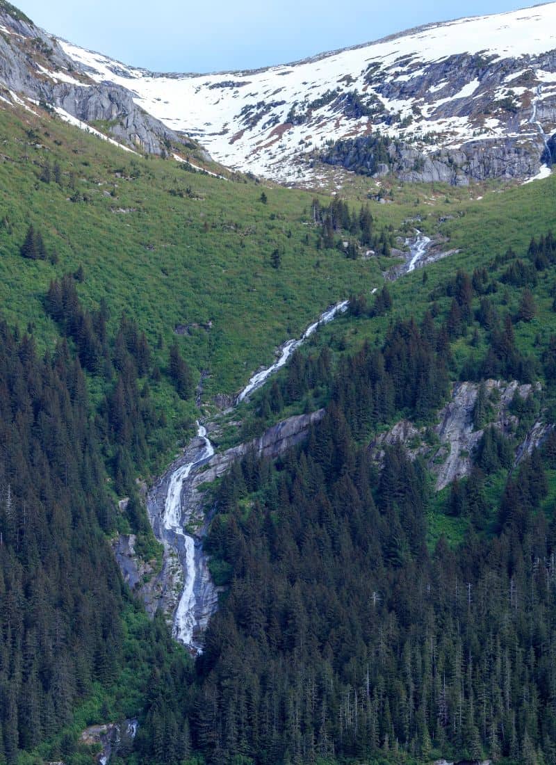 Waterfall in Tracy Arm Fjord