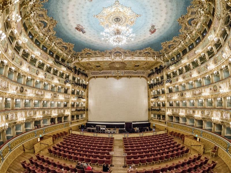 Venice Italy Cruise Port Guide: Everything You Need to Know 11 Inside of Teatro la Fenice
