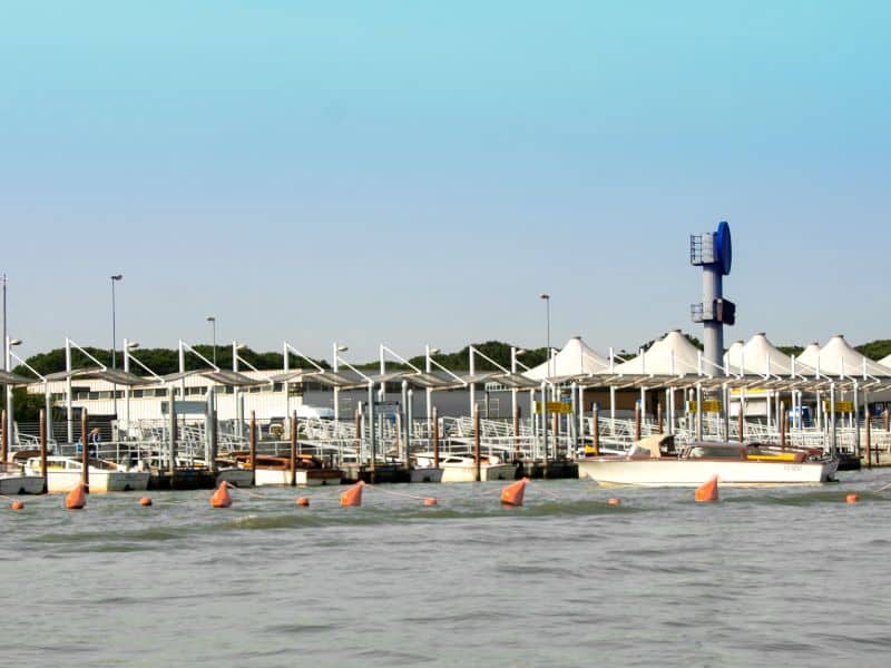 Venice Italy Cruise Port Guide: Everything You Need to Know 4 Water Taxi Parking at Marco Polo Airport