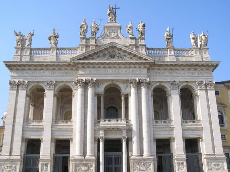 30 Famous Rome Italy Landmarks That You Must See 19 The impressive basilica of Archbasilica of St. John Lateran with its stunning architecture, adorned with intricate details and towering columns. Step inside to discover awe-inspiring artworks, majestic chapels, and a sense of spiritual serenity.