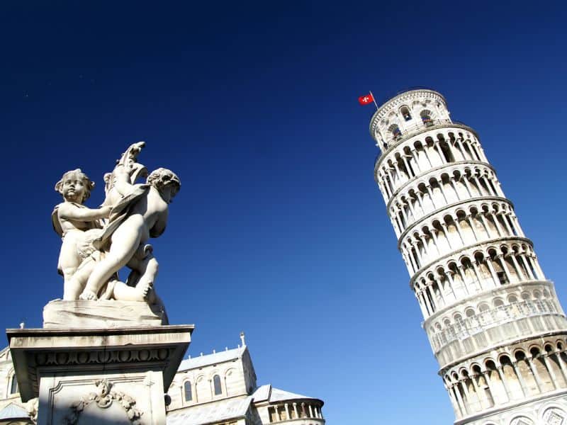 10 Best Livorno Shore Excursions 3 Pisa, Italy, under a vibrant blue sky.