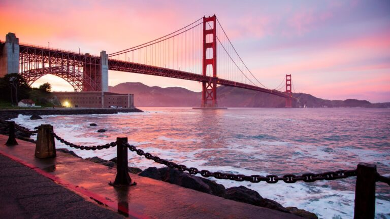 Golden Gate Bridge at Sunset