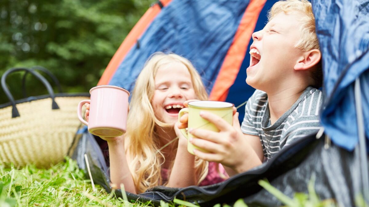 Kids camping