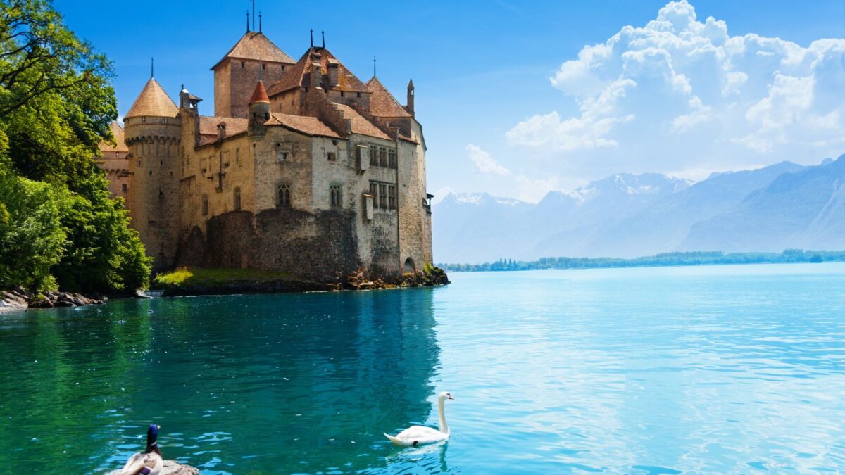Discover the Real-Life Locations Behind Your Favorite Disney Films! 9 Chillon Castle Switzerland