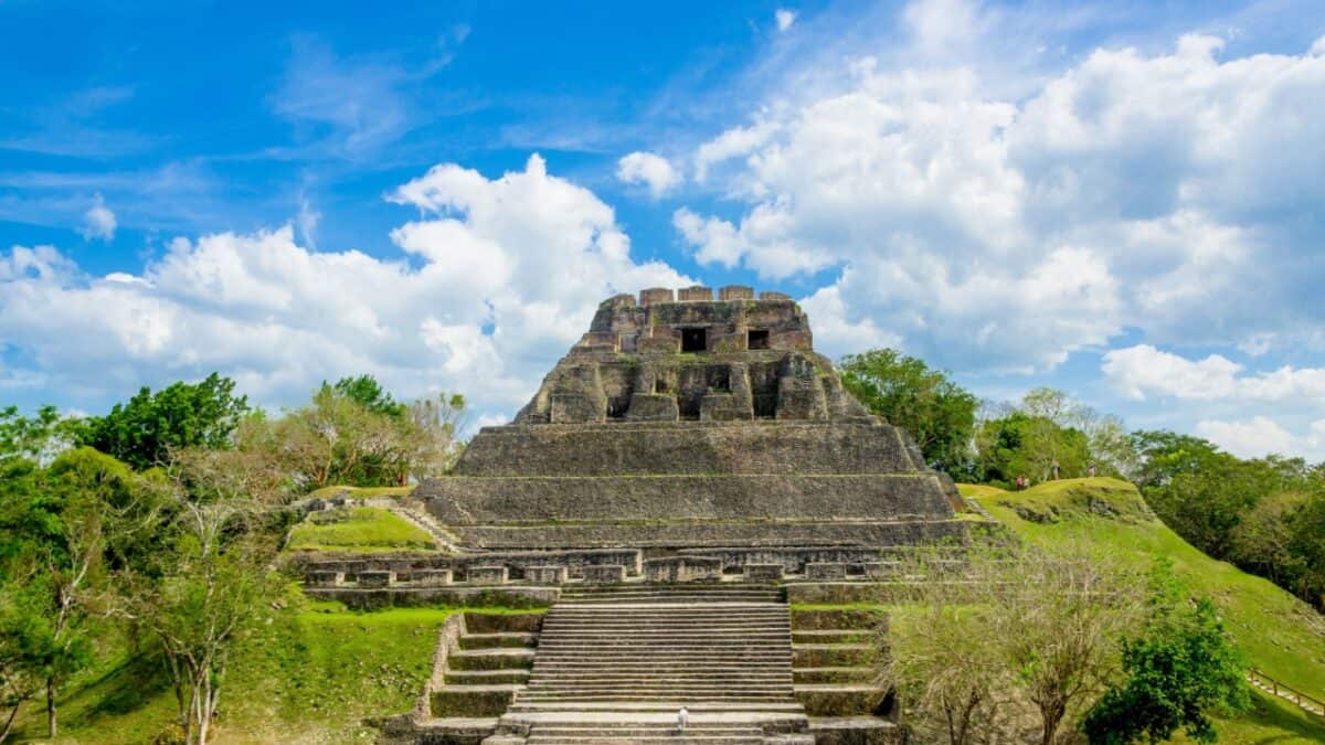 The Xunantunich Mayan ruin.