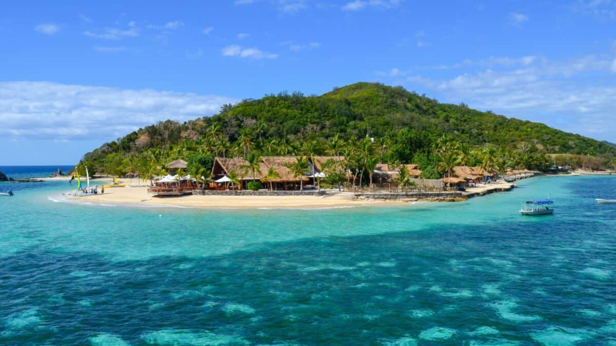 16 Survivor Locations that Would Actually Make Super Cool Vacation Destinations 17 Huts near the shore in Fiji.