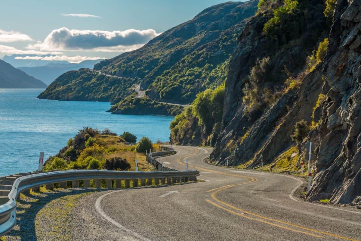 20 Best Places For Solo Female Travelers 12 Road along Lake Wakatipu, Queenstown, New Zealand