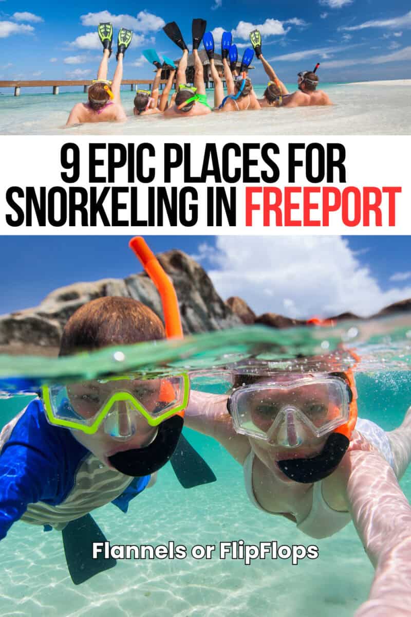 9 Reasons Freeport Is a Snorkeler's Dream Come True! 4 tourist snorkeling in freeport